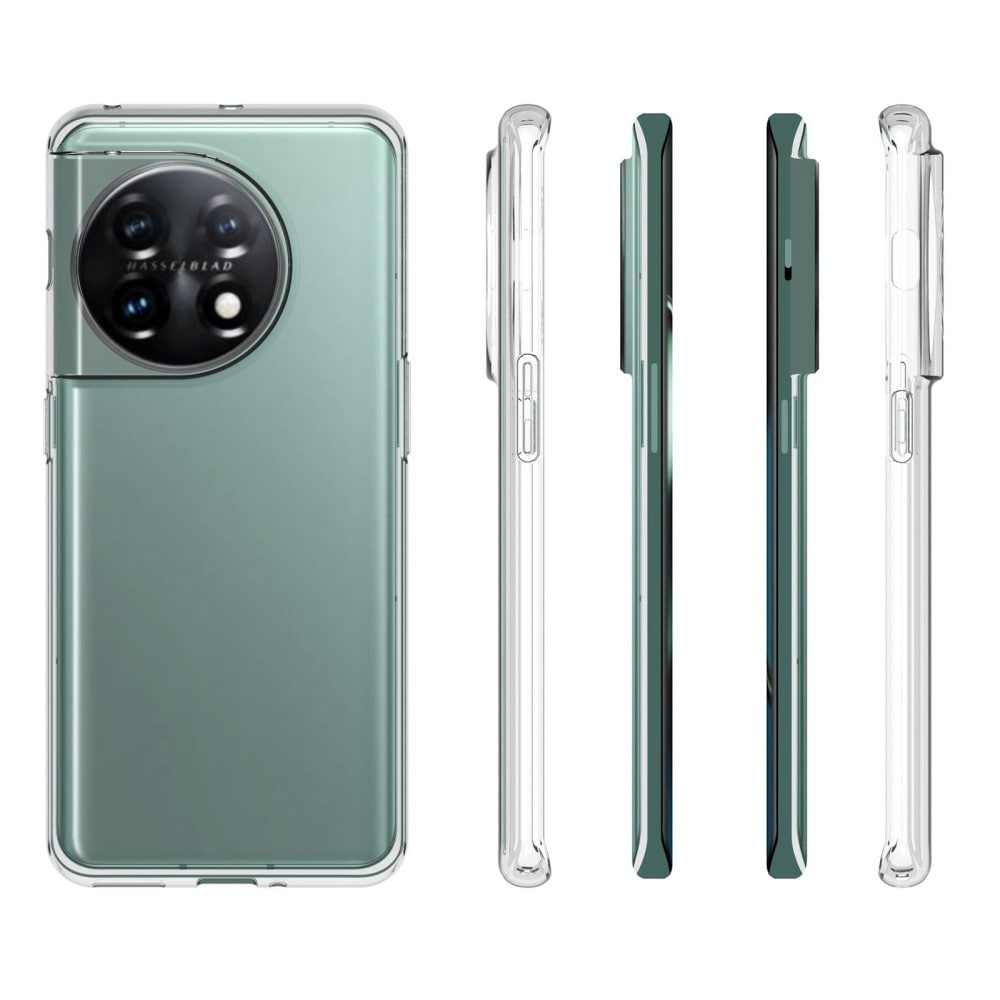  OnePlus 11 Tunt TPU-skal, Genomskinlig