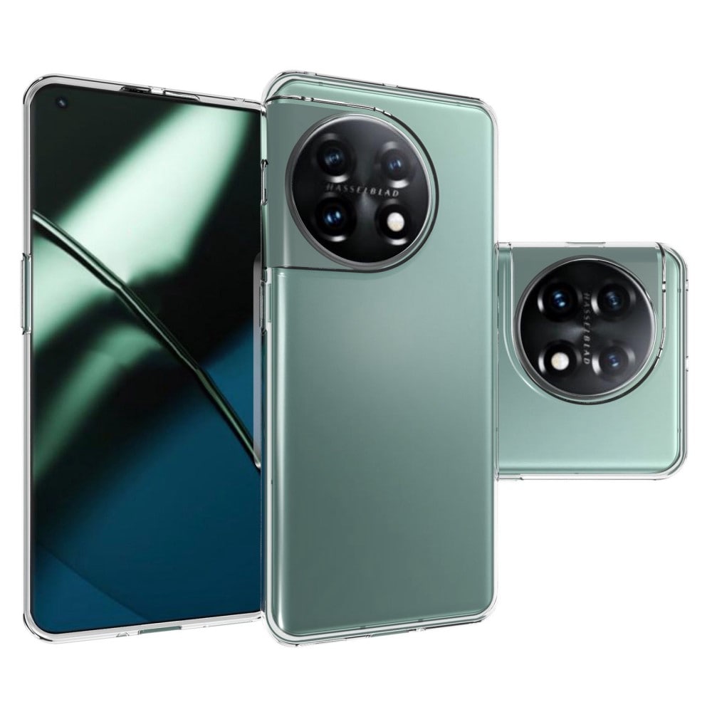 OnePlus 11 Tunt TPU-skal, Genomskinlig