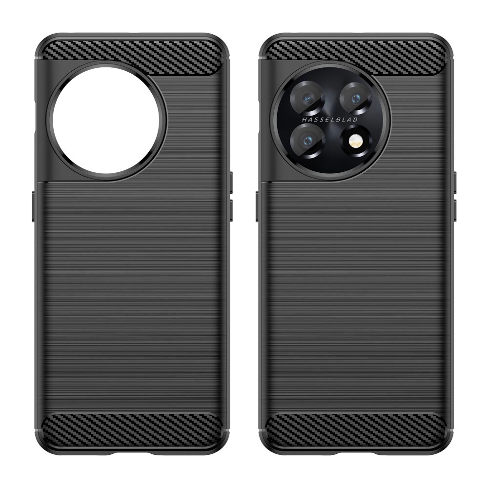  OnePlus 11 TPU-skal Brushed, Svart