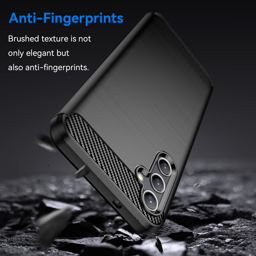 Samsung Galaxy A14 TPU-skal Brushed, Svart