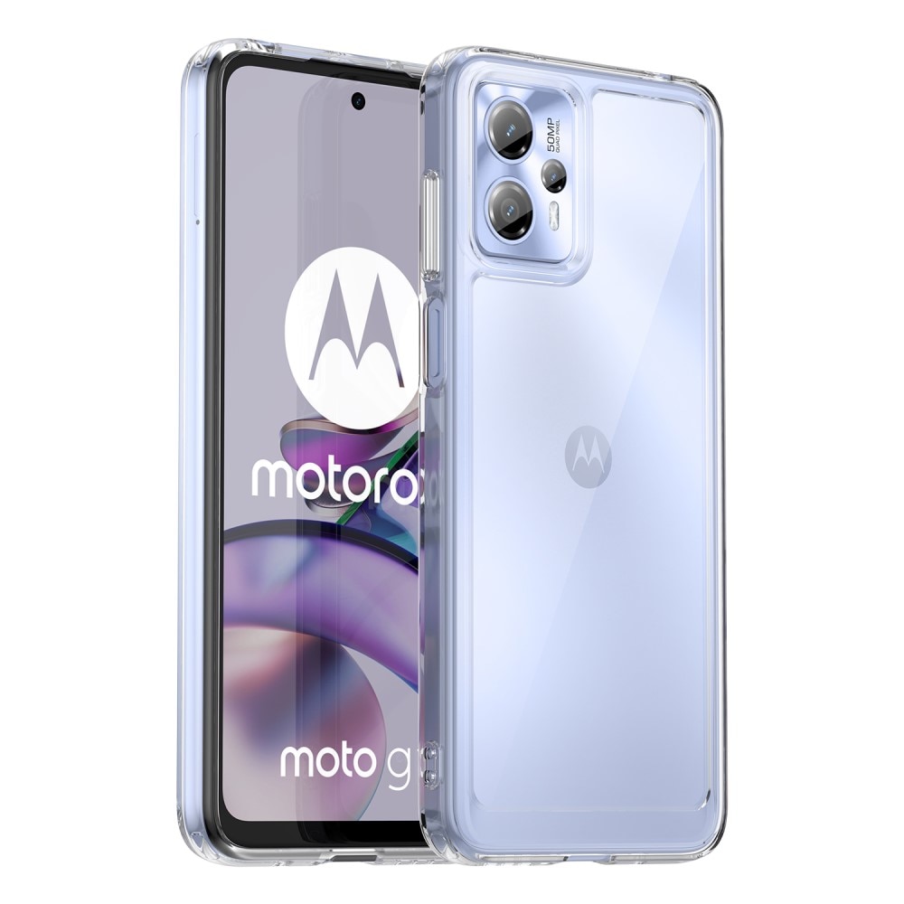 Motorola Moto G13/G23 Crystal Hybrid-skal, transparent