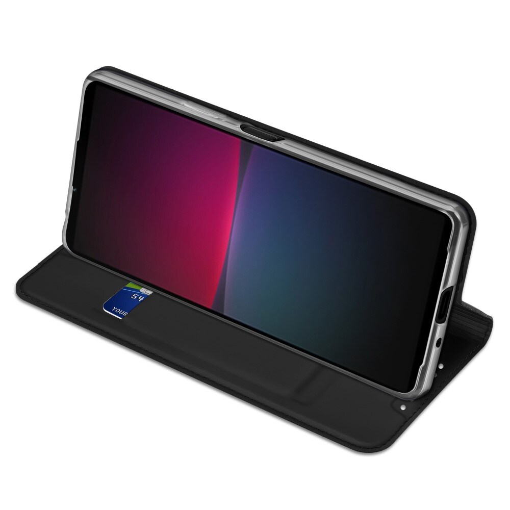 Sony Xperia 10 V Slimmat mobilfodral, Svart
