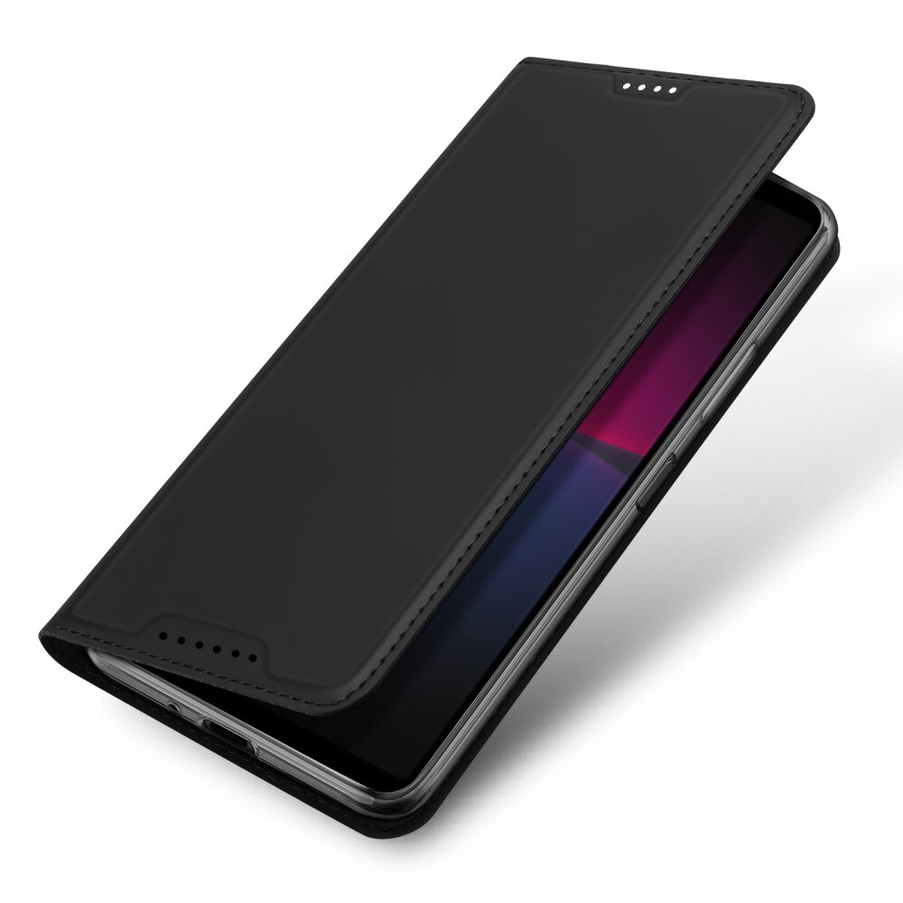 Sony Xperia 10 V Slimmat mobilfodral, svart