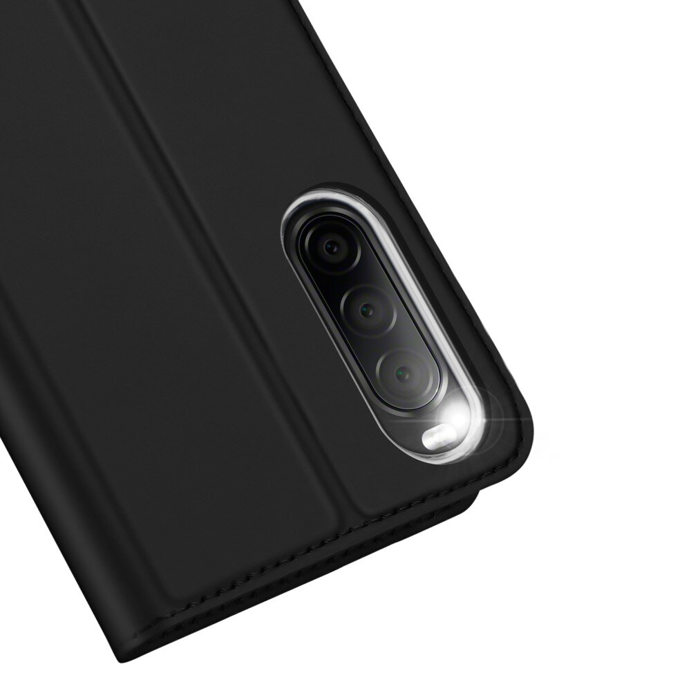 Sony Xperia 10 V Slimmat mobilfodral, Svart