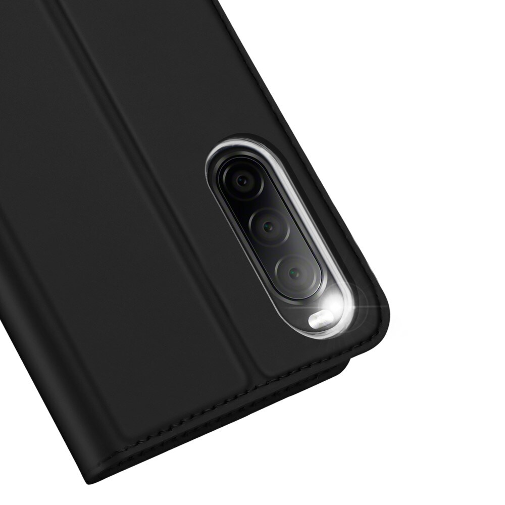 Sony Xperia 10 V Slimmat mobilfodral, svart