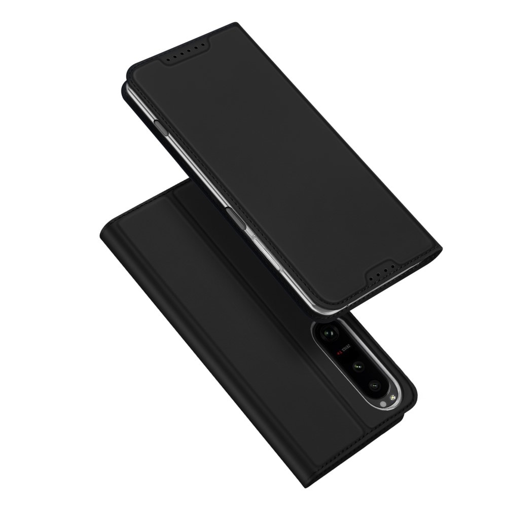 Sony Xperia 1 V Slimmat mobilfodral, Svart