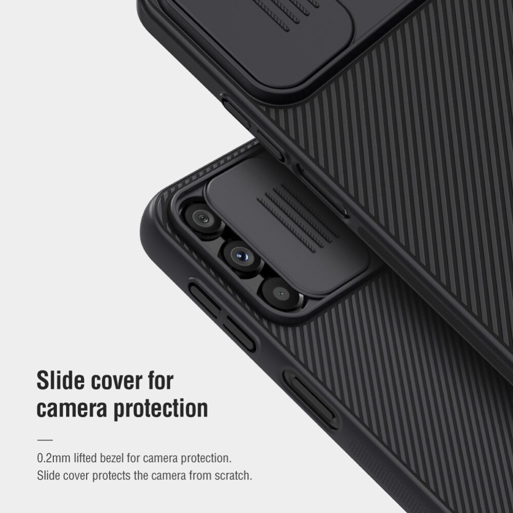 Samsung Galaxy A14 Skal med kameraskydd - CamShield, Svart