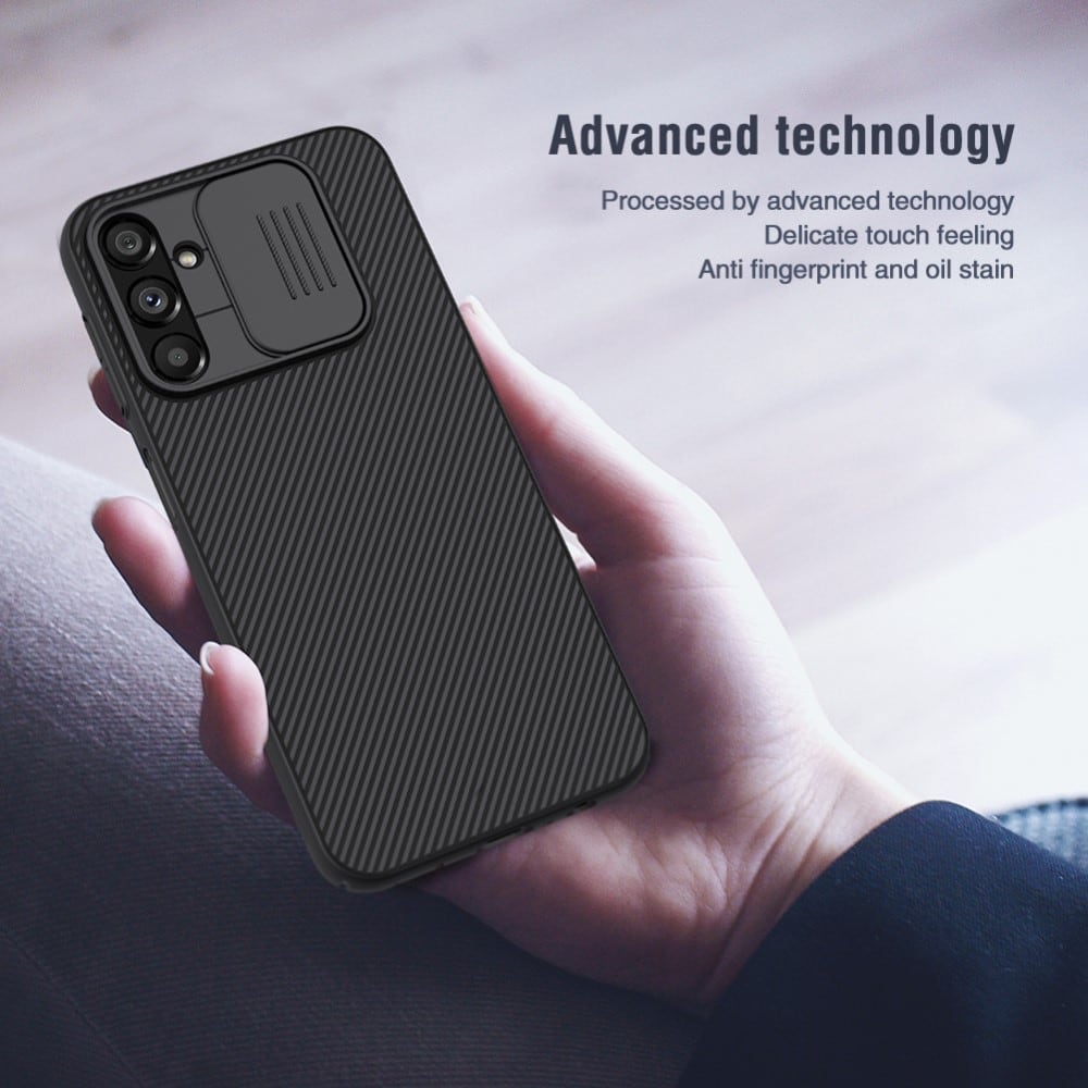Samsung Galaxy A14 Skal med kameraskydd - CamShield, Svart