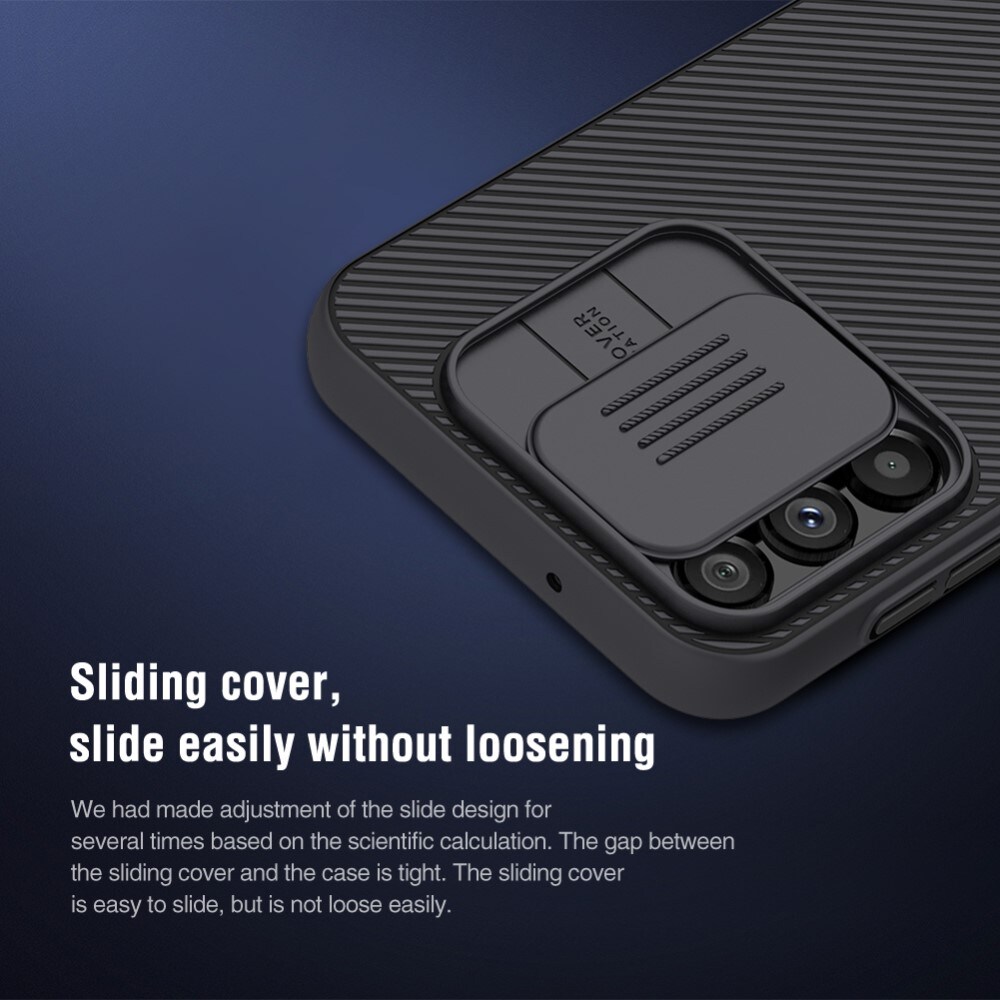 Samsung Galaxy A14 Skal med kameraskydd - CamShield, Svart