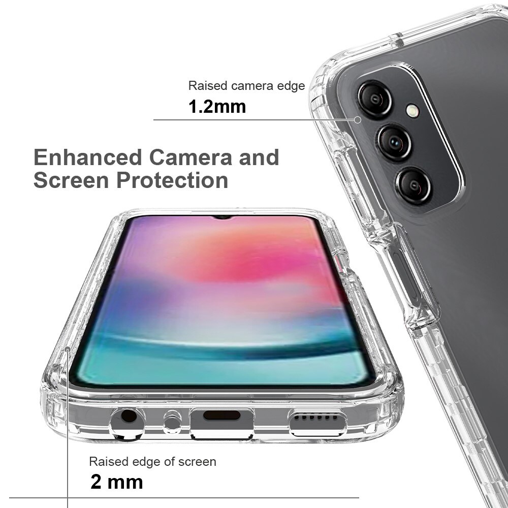 Samsung Galaxy A24 Mobilskal Full Protection, Genomskinlig