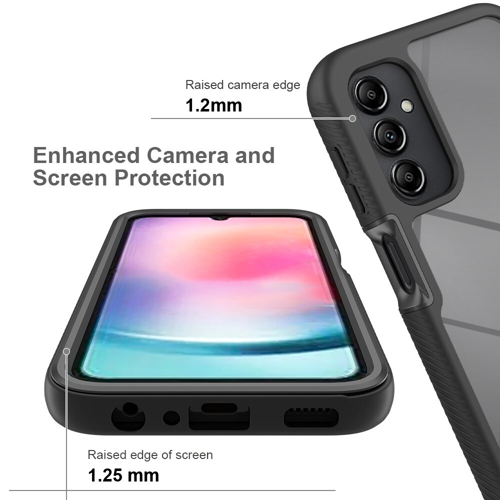 Samsung Galaxy A24 Mobilskal Full Protection, Svart
