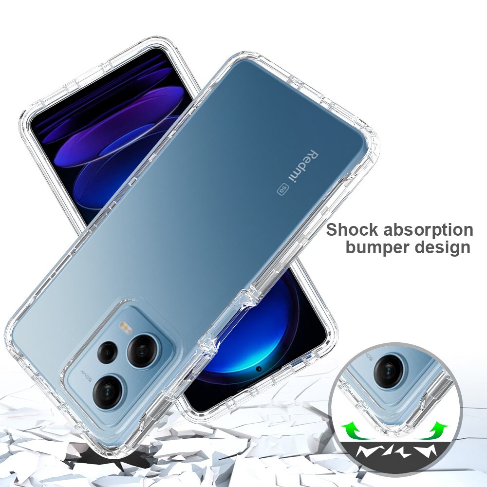 Xiaomi Redmi Note 12 Pro Mobilskal Full Protection, Genomskinlig