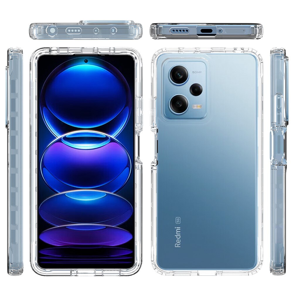 Xiaomi Redmi Note 12 Pro Mobilskal Full Protection, Genomskinlig