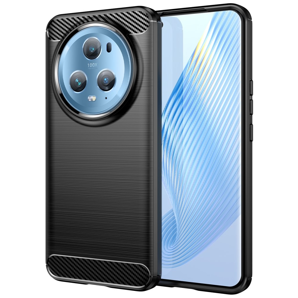 Honor Magic5 Pro TPU-skal Brushed, Svart