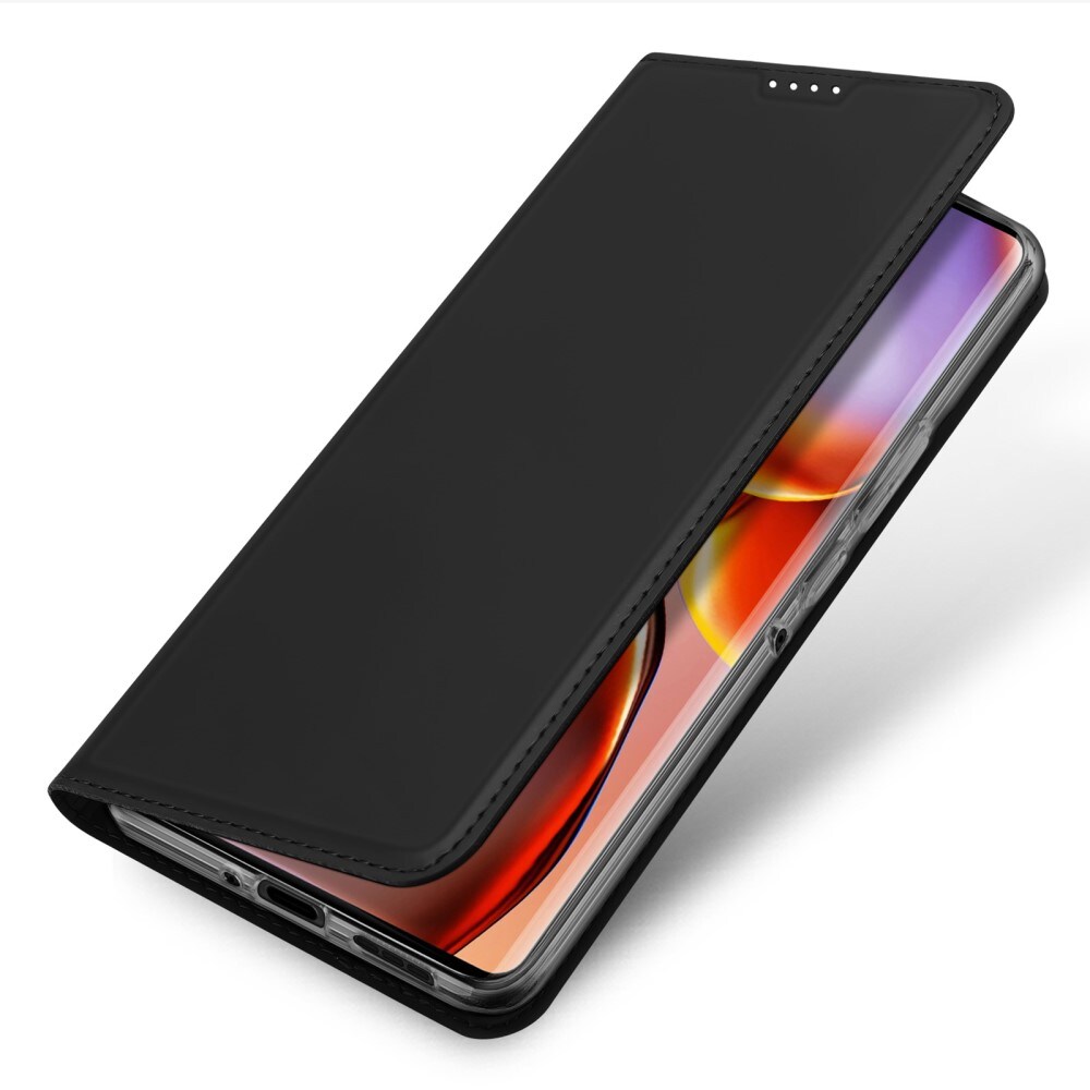 Motorola Edge 40 Pro Slimmat mobilfodral, Svart