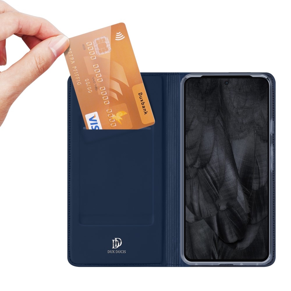 Google Pixel 8 Pro Slimmat mobilfodral, Blå