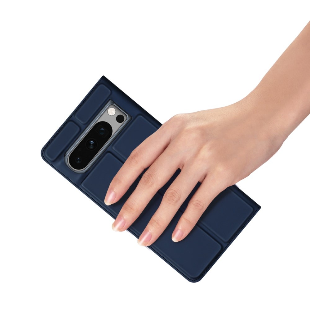 Google Pixel 8 Pro Slimmat mobilfodral, Blå