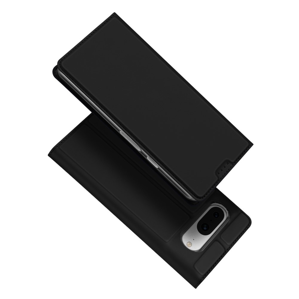 Google Pixel 8 Slimmat mobilfodral, svart