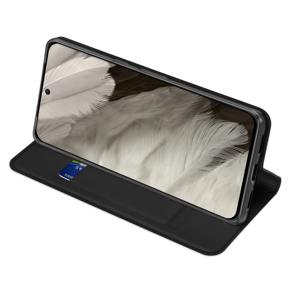 Google Pixel 8 Slimmat mobilfodral, Svart