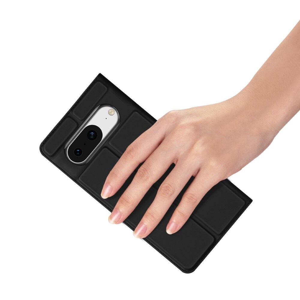 Google Pixel 8 Slimmat mobilfodral, Svart