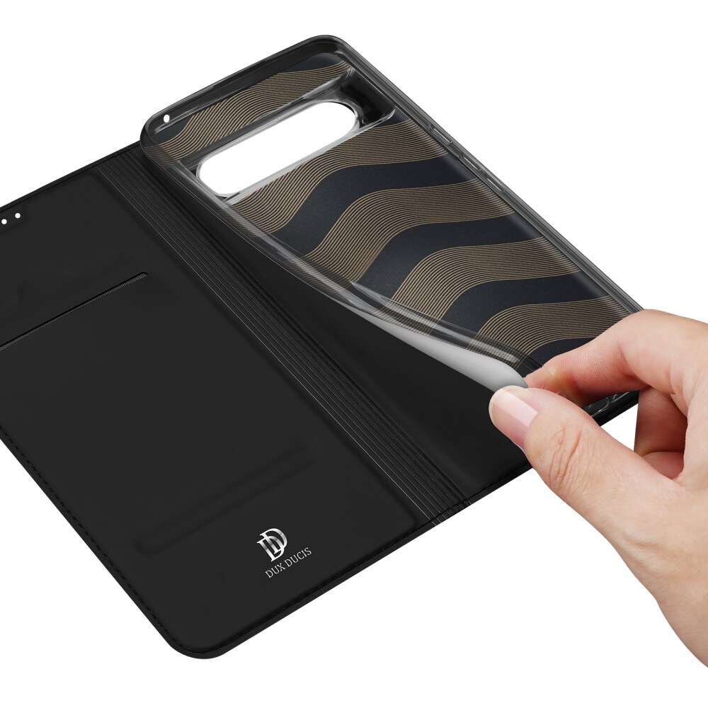 Google Pixel 8 Slimmat mobilfodral, Svart