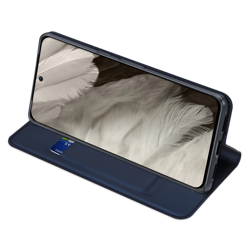 Google Pixel 8 Slimmat mobilfodral, Blå