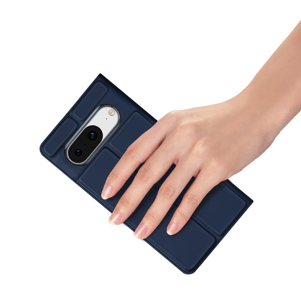 Google Pixel 8 Slimmat mobilfodral, Blå