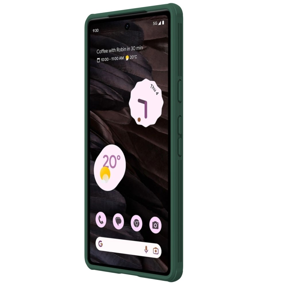 Google Pixel 7a Skal med kameraskydd - CamShield, Grön