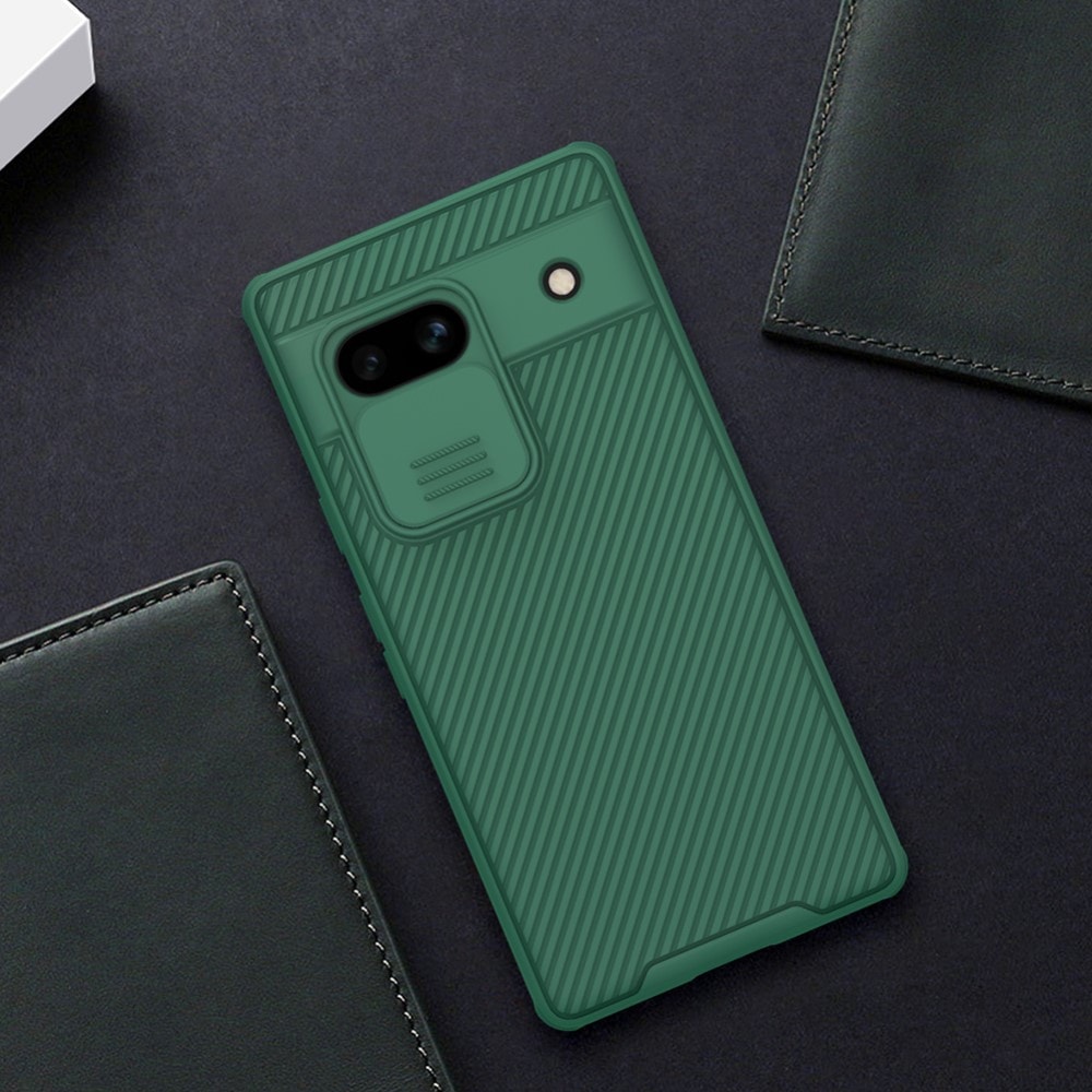 Google Pixel 7a Skal med kameraskydd - CamShield, Grön