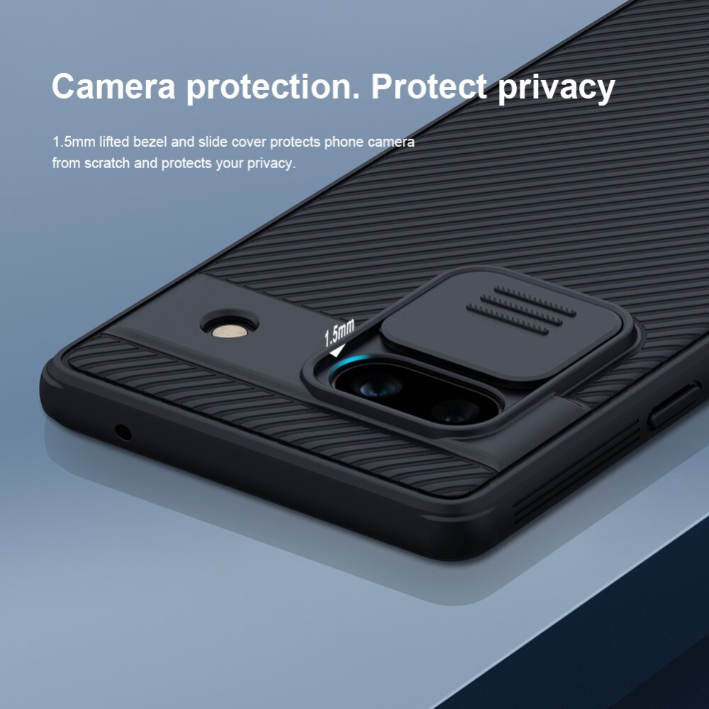 Google Pixel 7a Skal med kameraskydd - CamShield, Grön