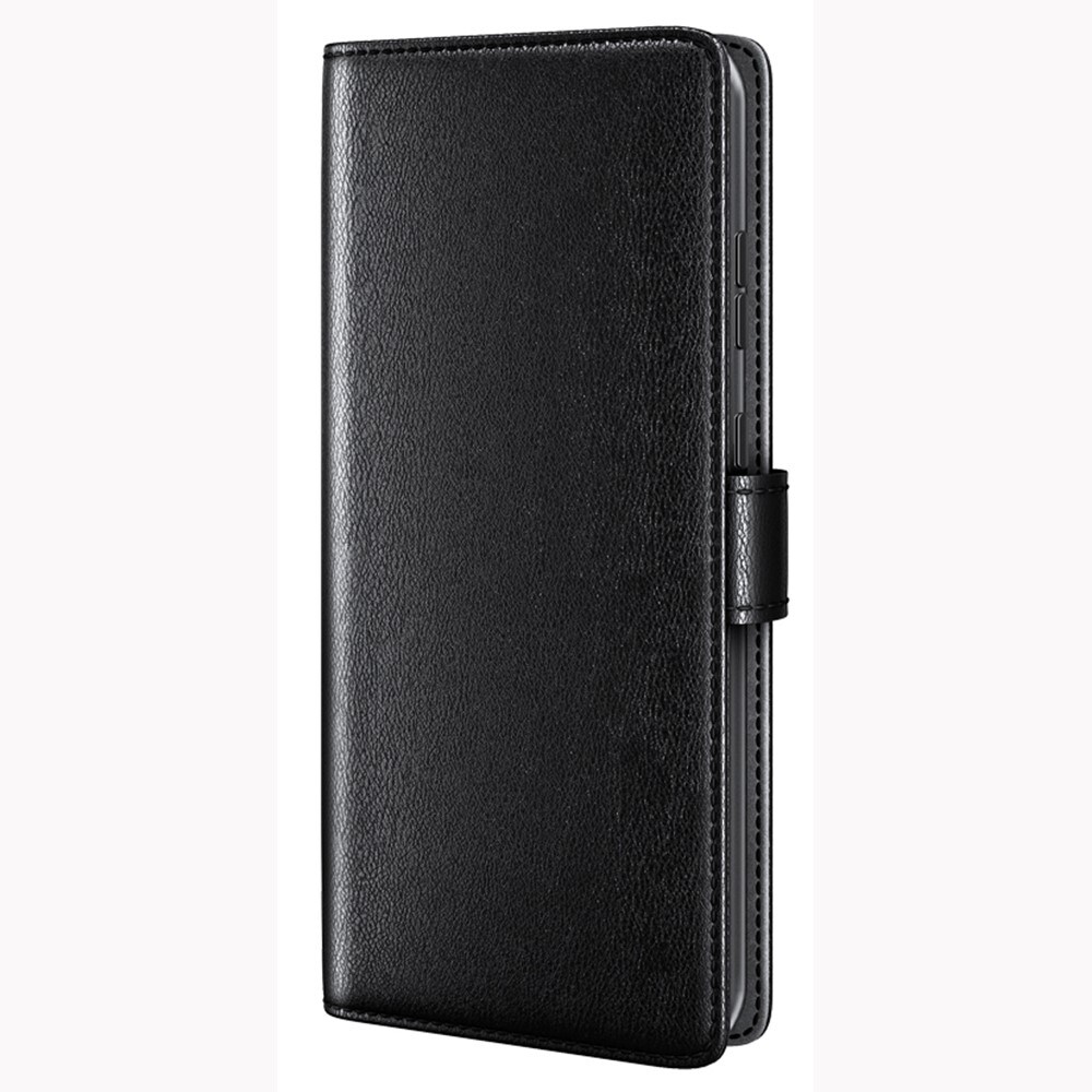 Xiaomi 13 Ultra Plånboksfodral i Äkta Läder, Svart