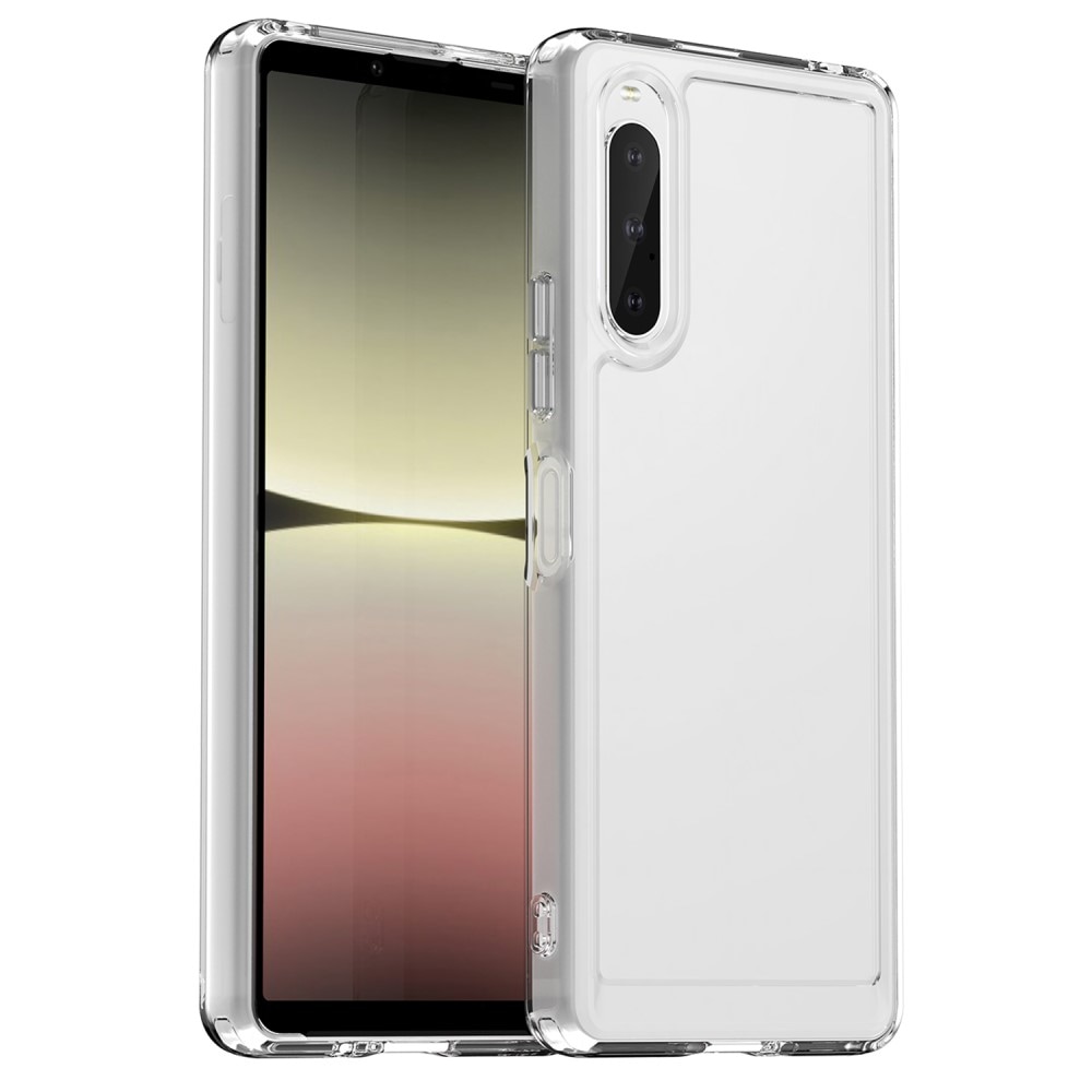 Sony Xperia 10 V Crystal Hybrid-skal, transparent