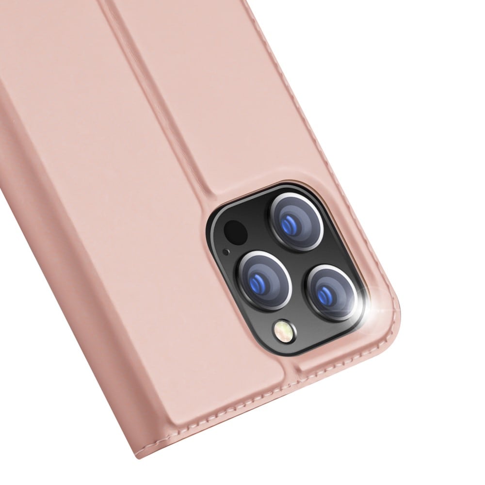 iPhone 15 Pro Slimmat mobilfodral, Roséguld