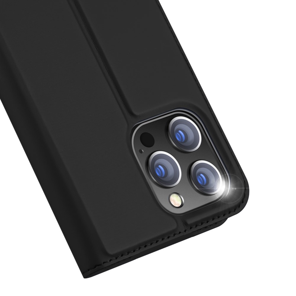 iPhone 15 Pro Max Slimmat mobilfodral, svart