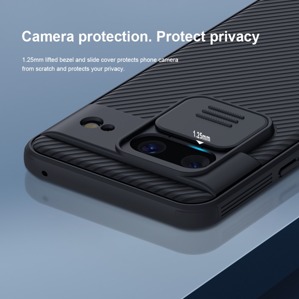 Google Pixel 8 Skal med kameraskydd - CamShield, svart