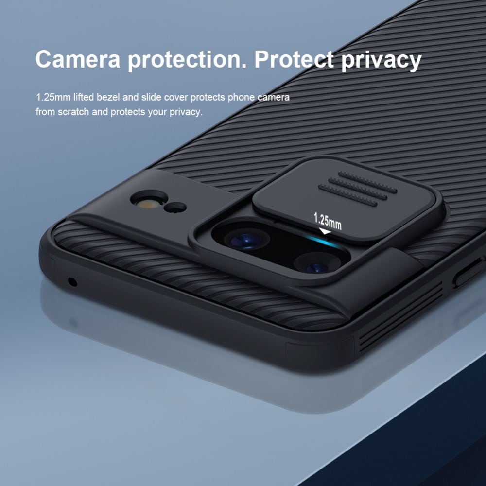 Google Pixel 8 Skal med kameraskydd - CamShield, Blå