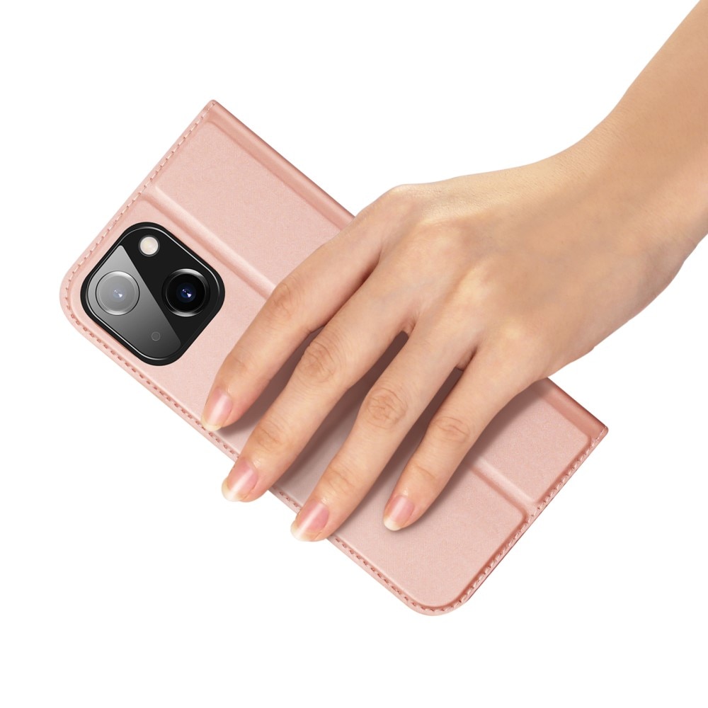 iPhone 15 Slimmat mobilfodral, roséguld