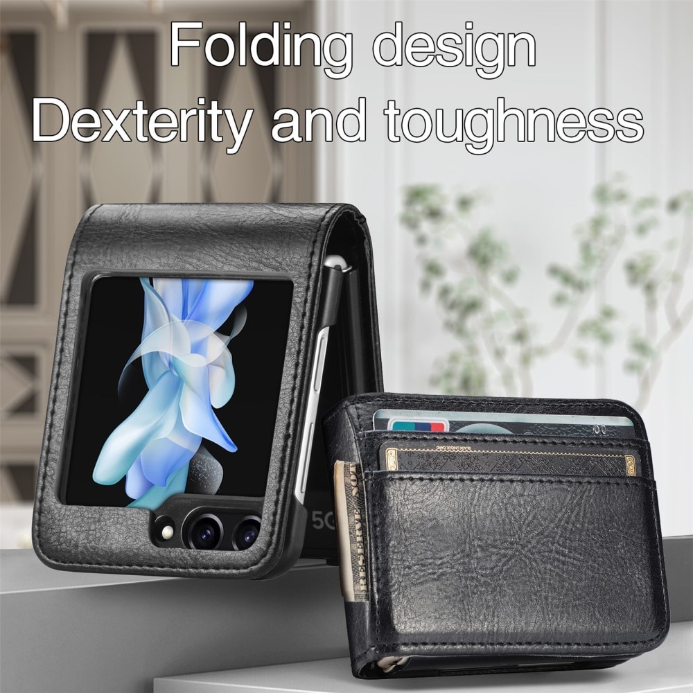 Samsung Galaxy Z Flip 5 Enkelt mobilfodral, Svart