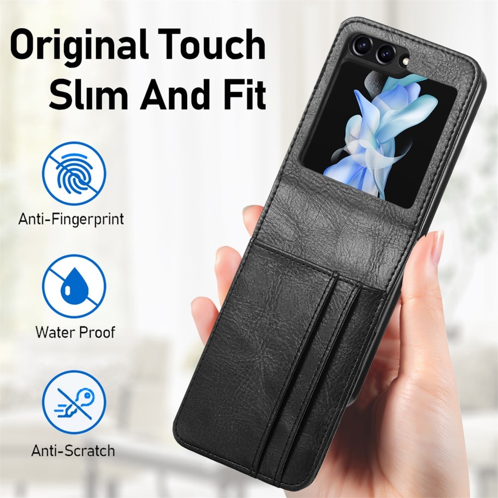 Samsung Galaxy Z Flip 5 Enkelt mobilfodral, Svart
