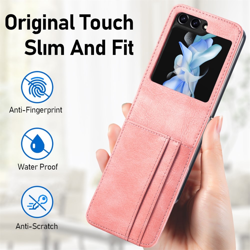 Samsung Galaxy Z Flip 5 Enkelt mobilfodral, rosa