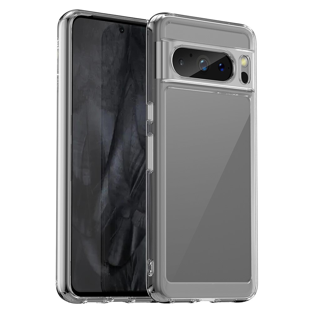 Google Pixel 8 Pro Crystal Hybrid-skal, transparent