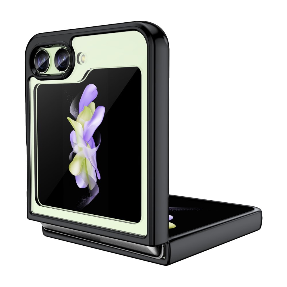 Samsung Galaxy Z Flip 5 Crystal Hybrid-skal, Svart