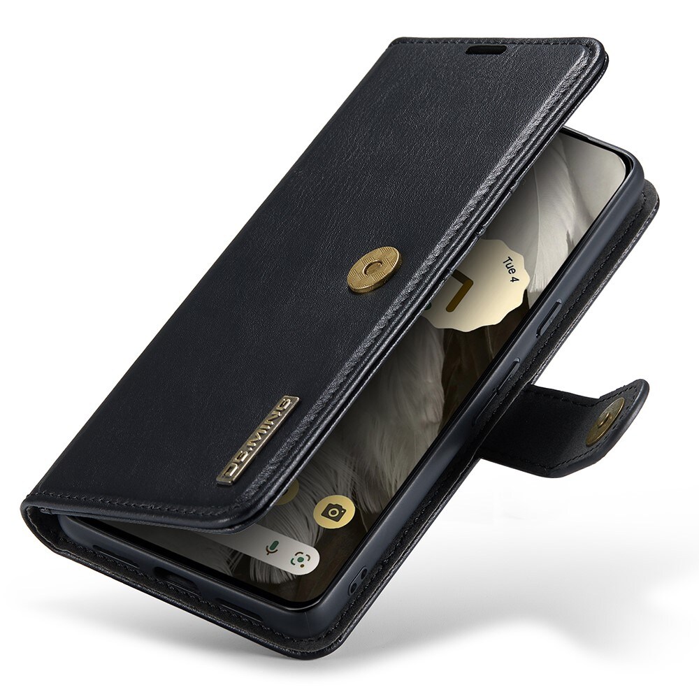 Google Pixel 8 Plånboksfodral med avtagbart skal, Black