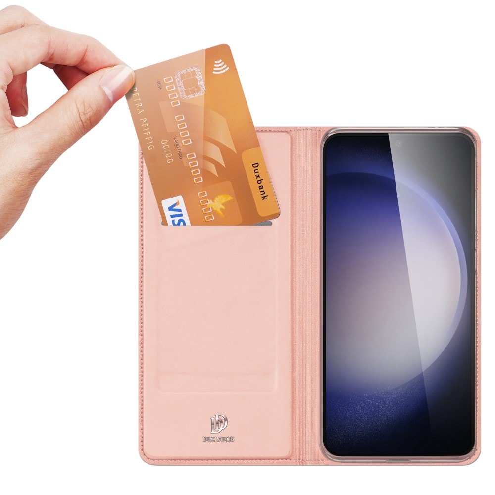Samsung Galaxy S23 FE Slimmat mobilfodral, Roséguld
