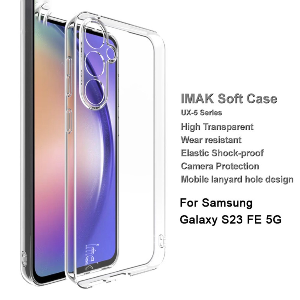 Samsung Galaxy S23 FE Skal i TPU, Genomskinlig