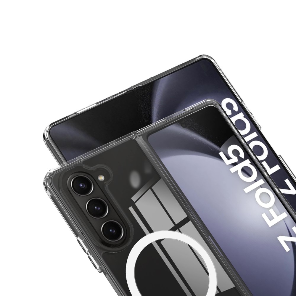 Samsung Galaxy Z Fold 5 MagSafe Hybrid-skal, transparent