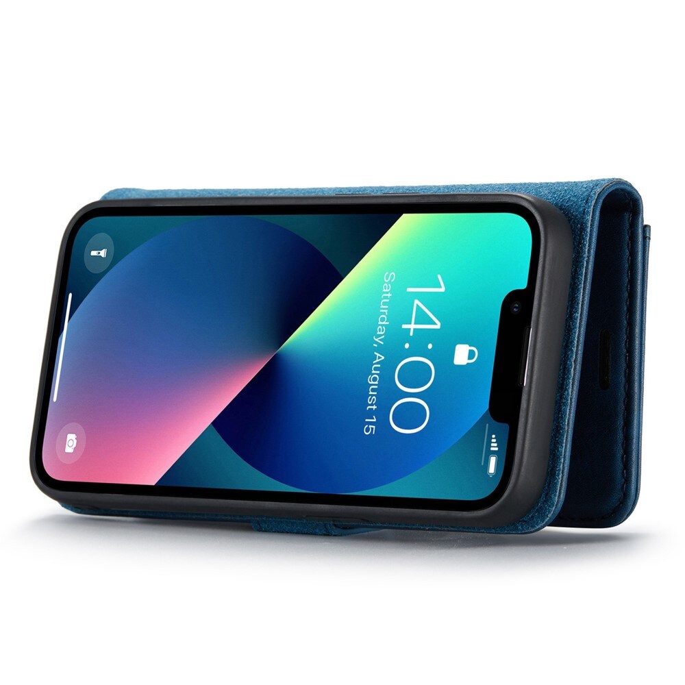 iPhone 15 Plus Plånboksfodral med avtagbart skal, Blue