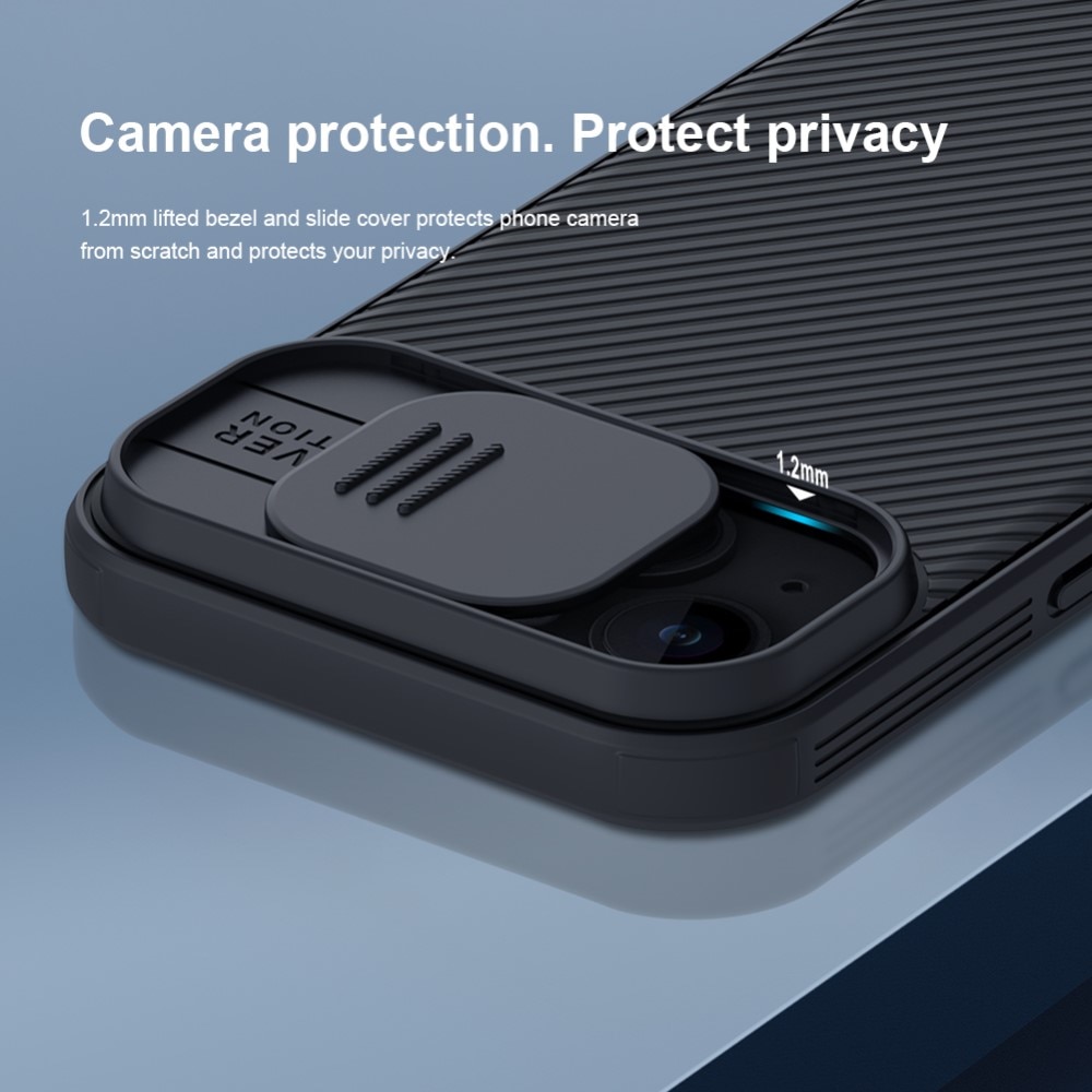 iPhone 15 Skal med kameraskydd - CamShield, grön