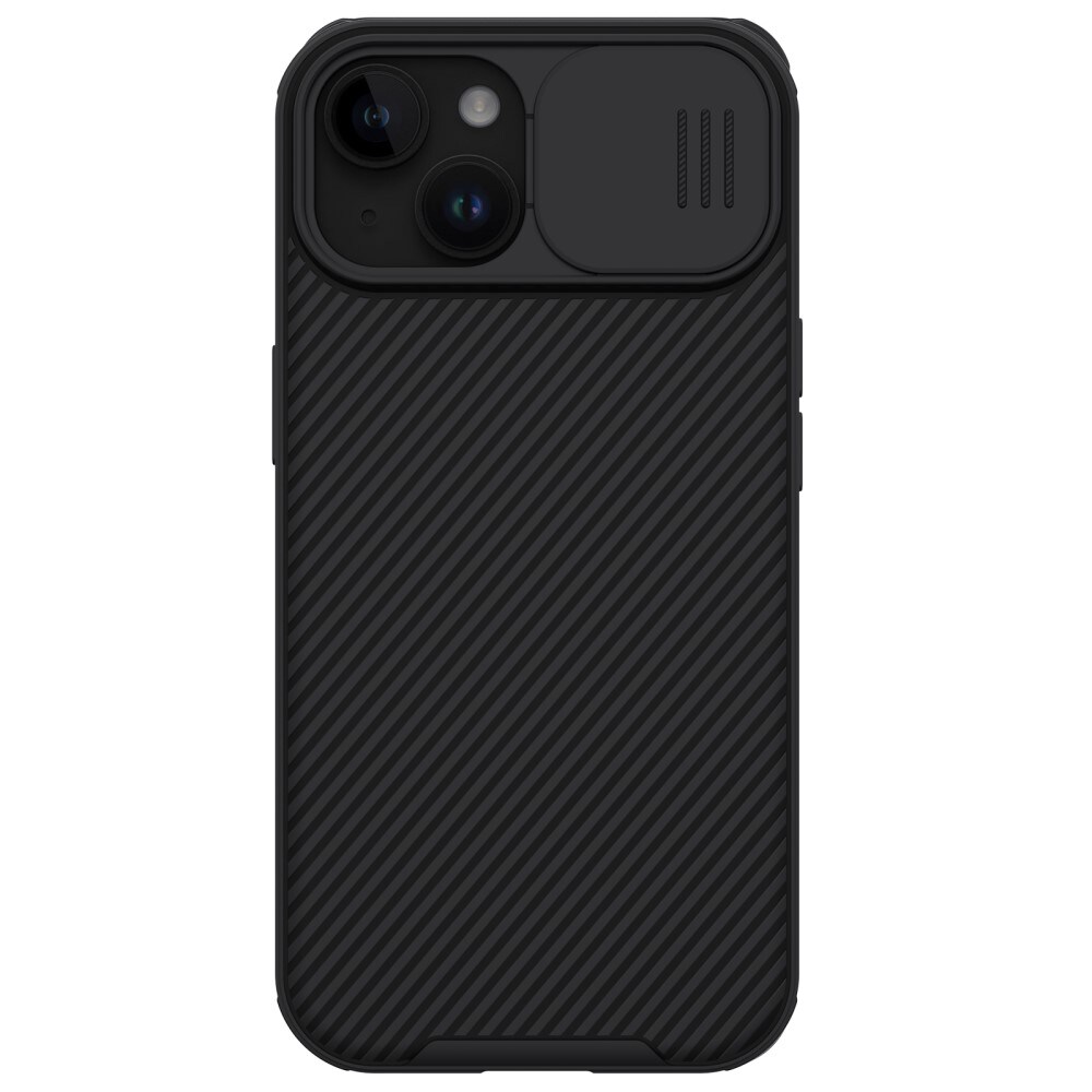 iPhone 15 Plus Skal med kameraskydd - CamShield, Svart