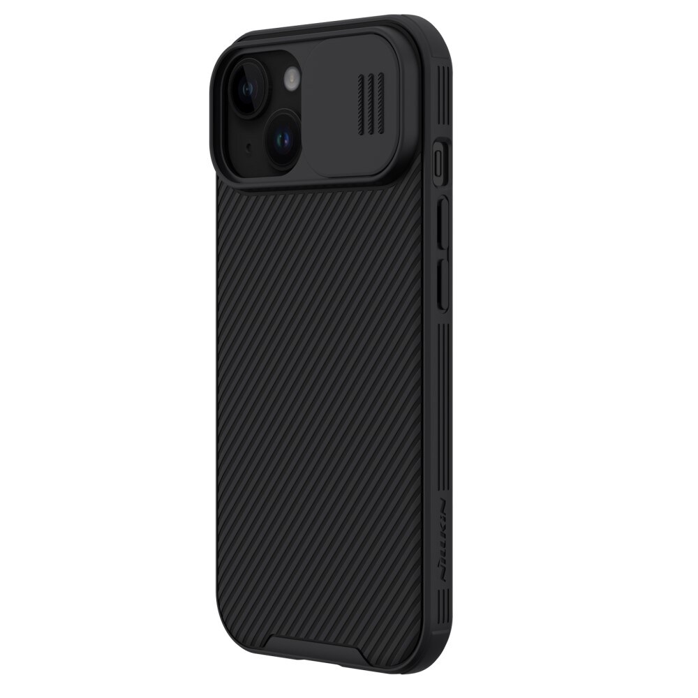 iPhone 15 Plus Skal med kameraskydd - CamShield, Svart
